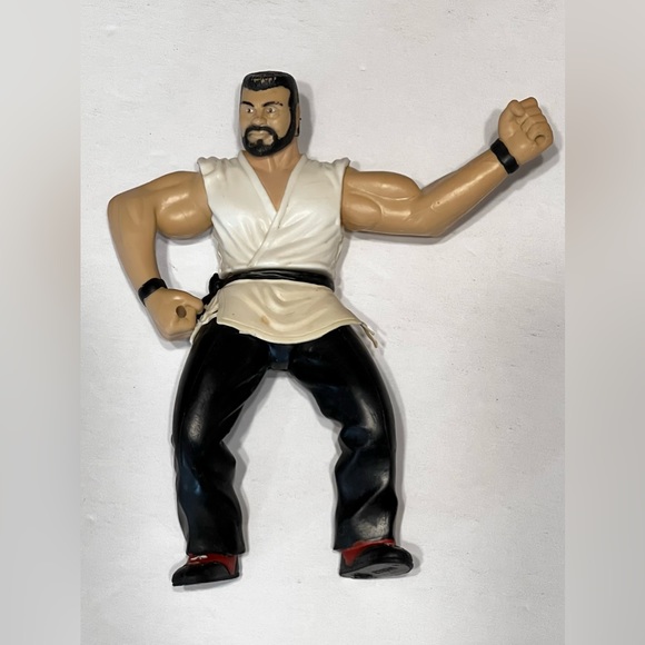 Vintage WWE WWF Wrestling Action Figure 6” JAKKS Steve Blackman - Picture 10 of 12
